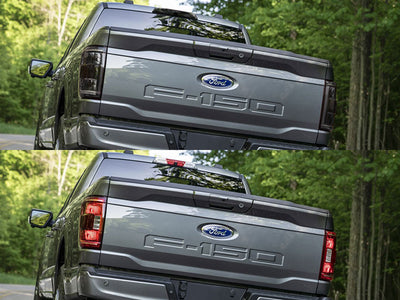 f-150 (w/ blind spot information system ) Before and After Smoked Taillights