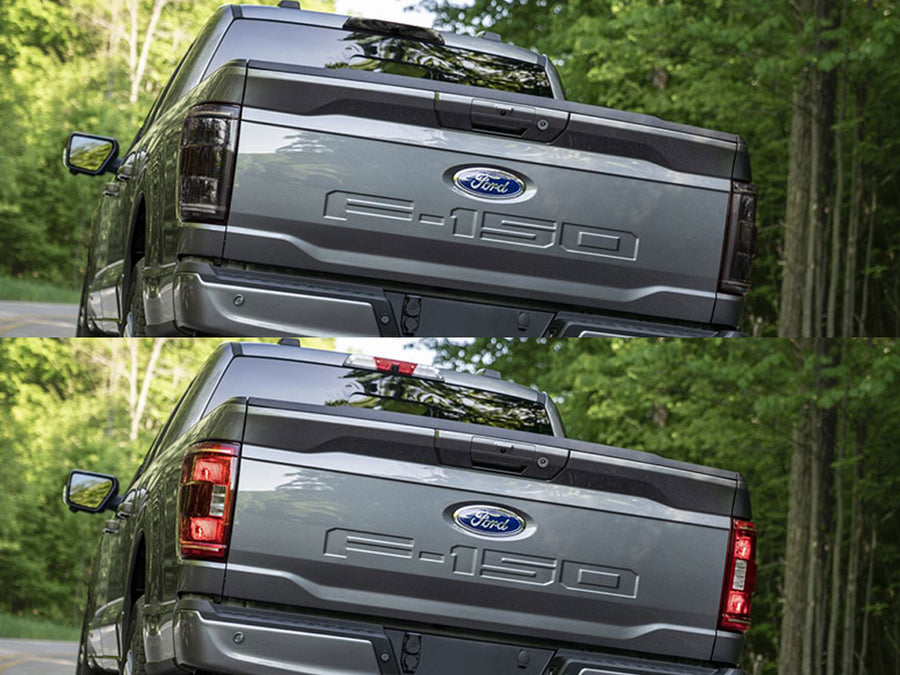 f-150 (w/ blind spot information system ) Before and After Smoked Taillights