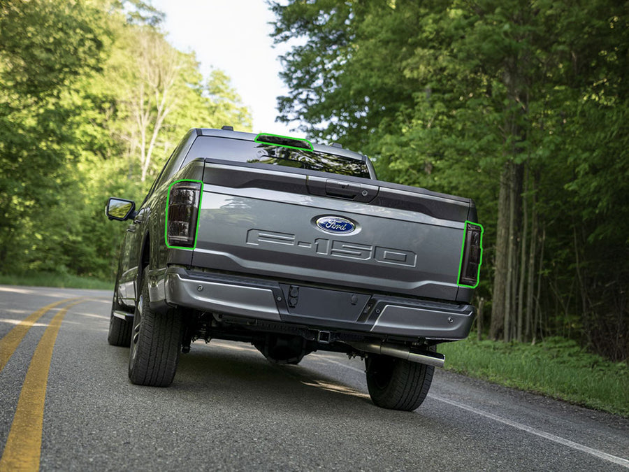 f-150 (w/ blind spot information system ) Tail Light Tint Installation Points