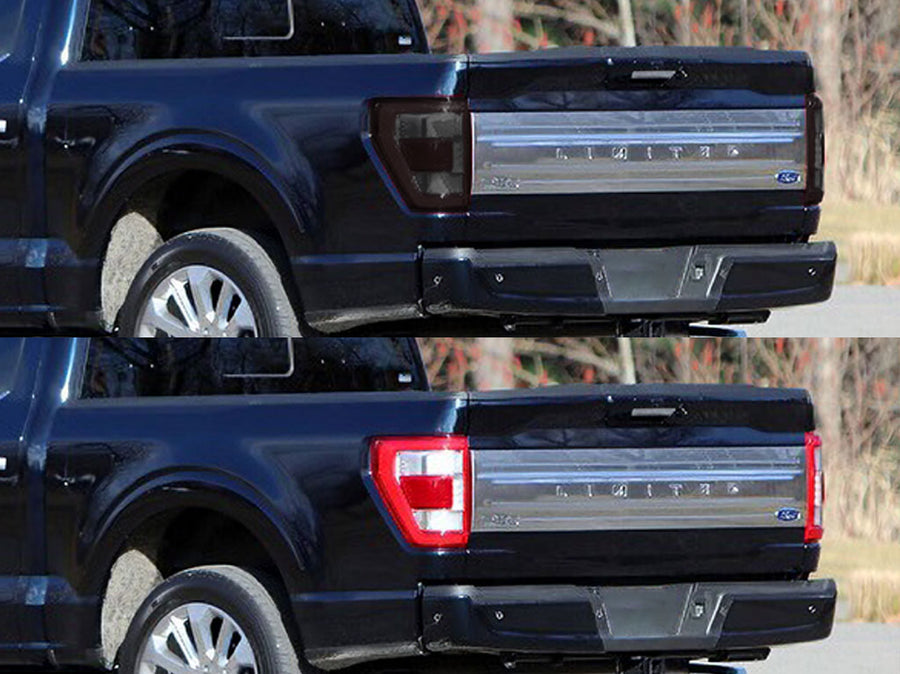 f-150 Before and After Smoked Taillights
