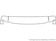 f-250 3M Clear Bra Hood Precut PPF Diagram