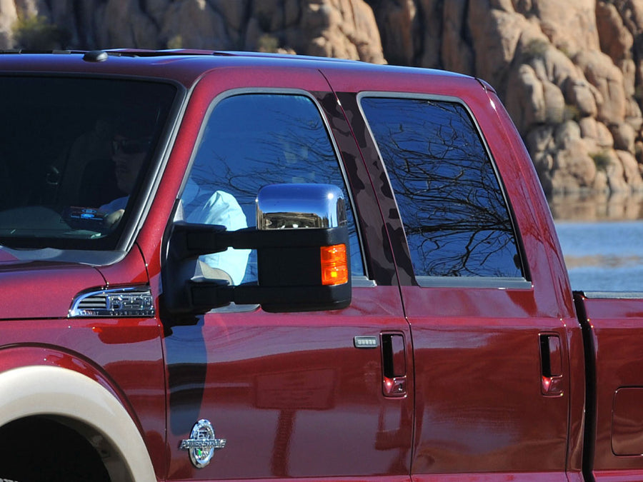 ford f-250 1999-2014 Camo Pillar Cover Diagram