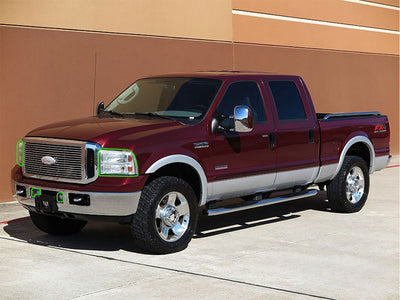 ford f-250 2005-2007 Headlight Protection Installation Location