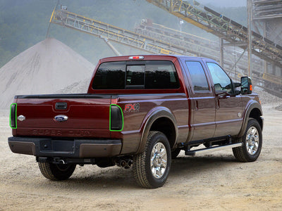 f-250 Tail Light Tint Installation Points