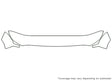 f-250 Avery Dennison Clear Bra Hood Precut PPF Diagram