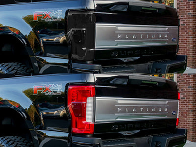 f-250 Before and After Smoked Taillights