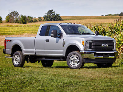 ford f-250 2017-2024 (regular cab) Matte Black Pillar Trim
