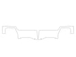 f-250 Avery Dennison Clear Bra Door Cup Precut PPF Diagram