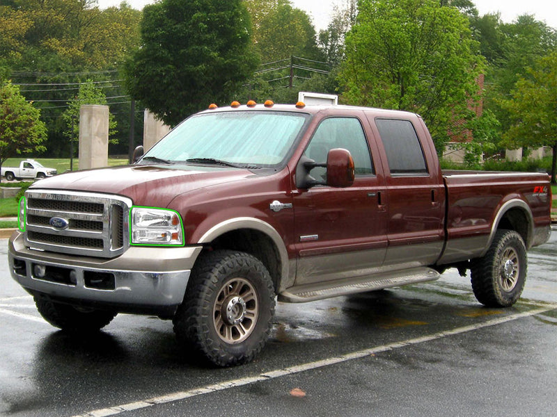 ford f-350 1999-2004 Headlight Protection Installation Location