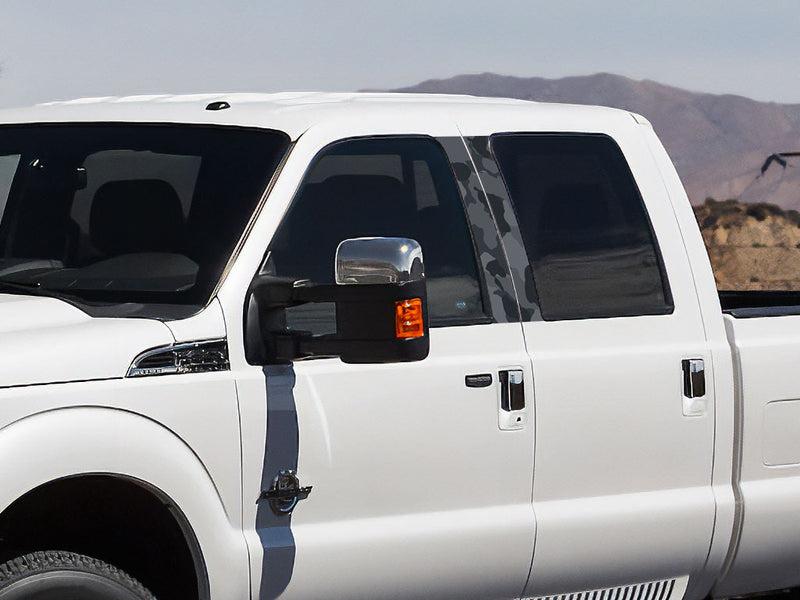 ford f-350 1999-2014 Camo Pillar Cover Diagram