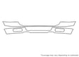 f-350 3M Clear Bra Bumper Precut PPF Diagram