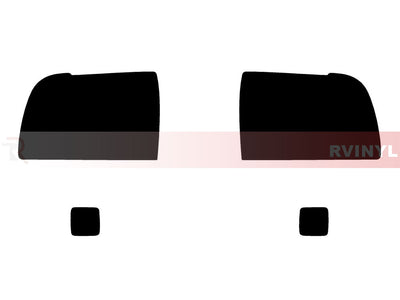 ford f-350 2005-2007 Headlight Tint