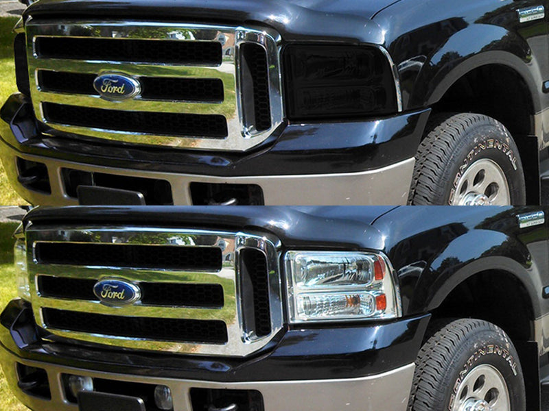 ford f-350 2005-2007 Headlight Tint Appearance