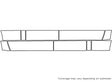 f-350 Avery Dennison Clear Bra Rocker Precut PPF Diagram