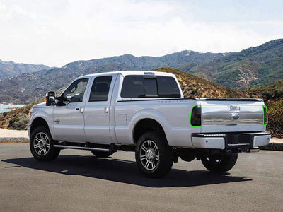 f-350 Tail Light Tint Installation Points