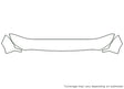 f-350 3M Clear Bra Hood Precut PPF Diagram