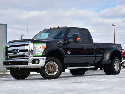 ford f-350 2011-2016 Headlight Protection Installation Location