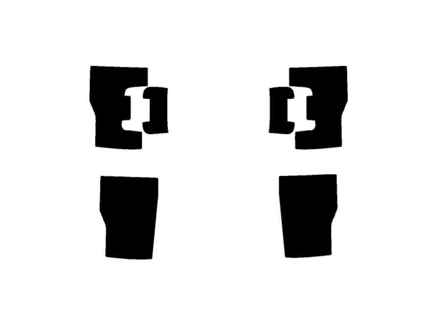 f-350 Precut Tail Light Tint Diagram