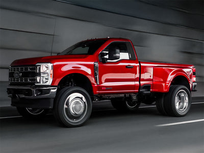 ford f-350 2017-2024 (regular cab) Piano Black Pillar Trim