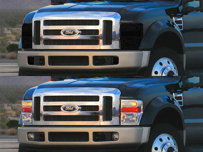 ford f-450 2008-2010 Headlight Tint Appearance