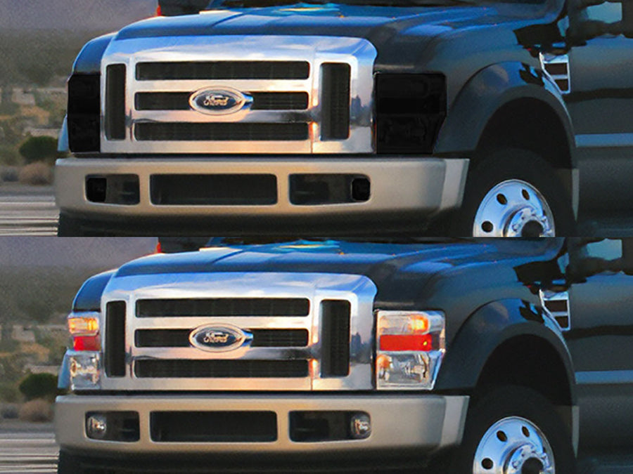 ford f-450 2008-2010 Headlight Tint Appearance