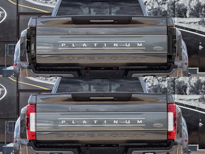 f-450 Before and After Smoked Taillights