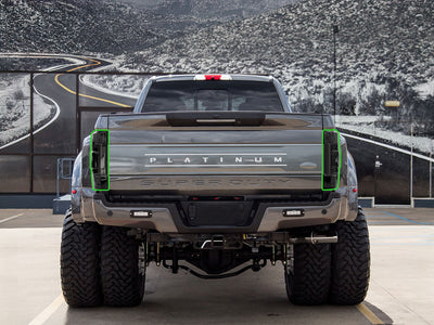 f-450 Tail Light Tint Installation Points