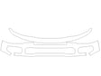 f-450 3M Clear Bra Bumper Precut PPF Diagram