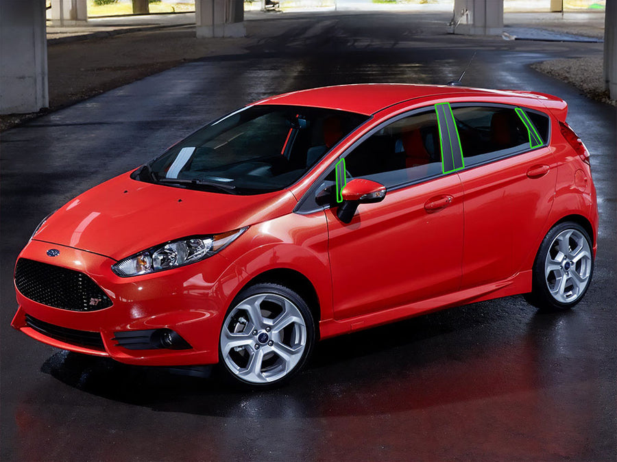 ford fiesta 2011-2019 (hatchback) Pillar Post Trim Installation Location