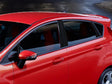 ford fiesta 2011-2019 (hatchback) Brushed Aluminum Black Pillar Cover Diagram