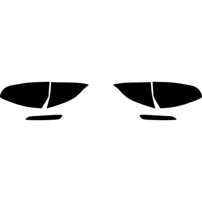 fiesta (sedan) Precut Tail Light Tint Diagram