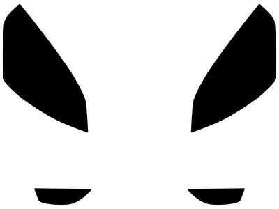 fiesta (hatchback) Precut Tail Light Tint Diagram