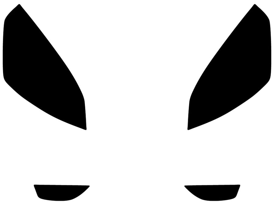 fiesta (hatchback) Precut Tail Light Tint Diagram