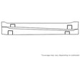 fiesta 3M Clear Bra Door Cup Precut PPF Diagram