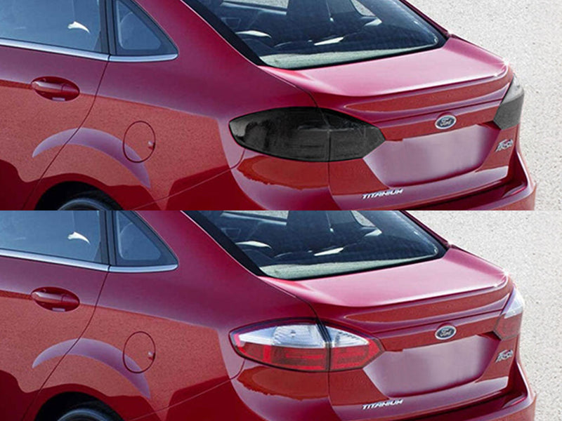 fiesta (sedan) Before and After Smoked Taillights