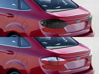 fiesta (sedan) Before and After Smoked Taillights