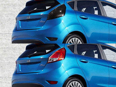 fiesta (hatchback) Before and After Smoked Taillights
