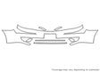 five hundred Avery Dennison Clear Bra Bumper Precut PPF Diagram