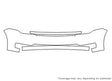 flex Avery Dennison Clear Bra Bumper Precut PPF Diagram