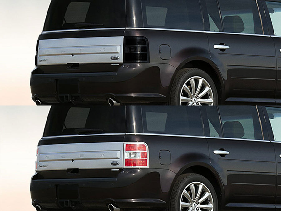 flex Before and After Smoked Taillights