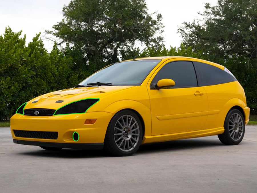ford focus 2002-2004 (svt) Headlight Tint Location