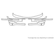 focus Avery Dennison Clear Bra Bumper Precut PPF Diagram