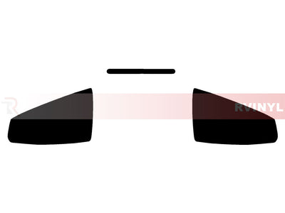 focus (sedan) Precut Tail Light Tint Diagram