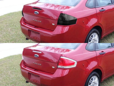 focus (sedan) Before and After Smoked Taillights