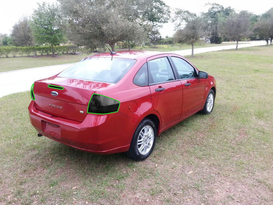 focus (sedan) Tail Light Tint Installation Points