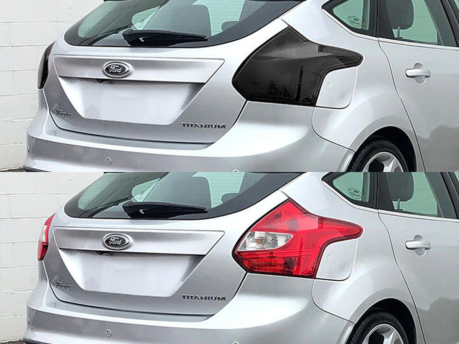 focus (hatchback) Before and After Smoked Taillights