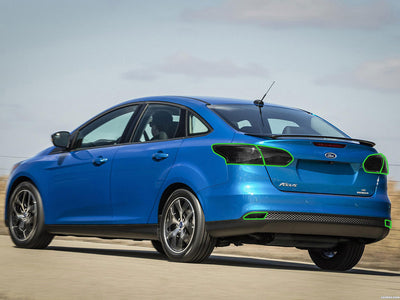 focus (sedan) Tail Light Tint Installation Points