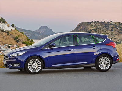 ford focus 2012-2018 Pillar Post Trim Installation Location