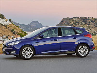 ford focus 2012-2018 Brushed Aluminum Black Pillar Trim