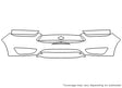 focus Avery Dennison Clear Bra Bumper Precut PPF Diagram